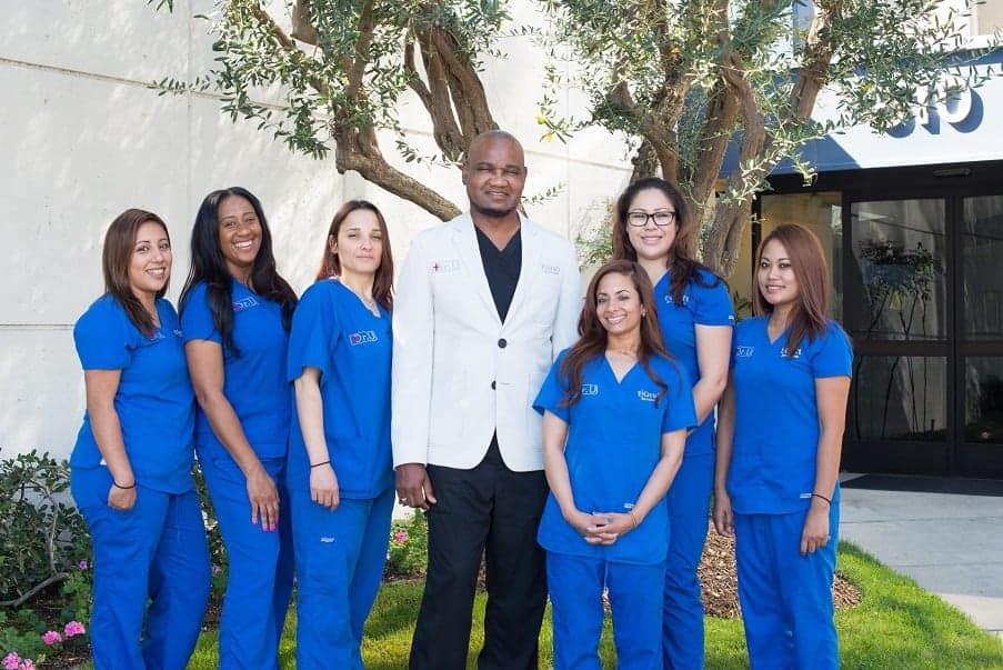 Non surgical nose job clinic crew