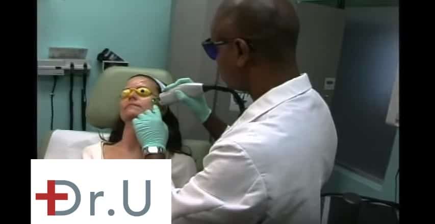 Dr. Umar uses the Vbeam laser as one form of light therapy for acne*