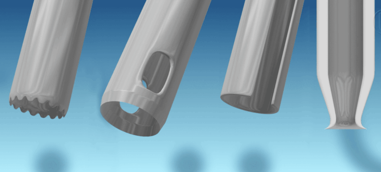 A small sample of specialized FUE punch tips.