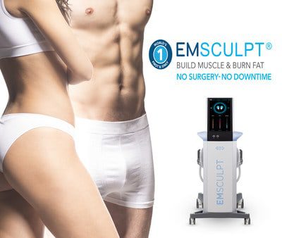 EMSCULPT technology helps men and women achieve their fitness goals faster than they would at a gym