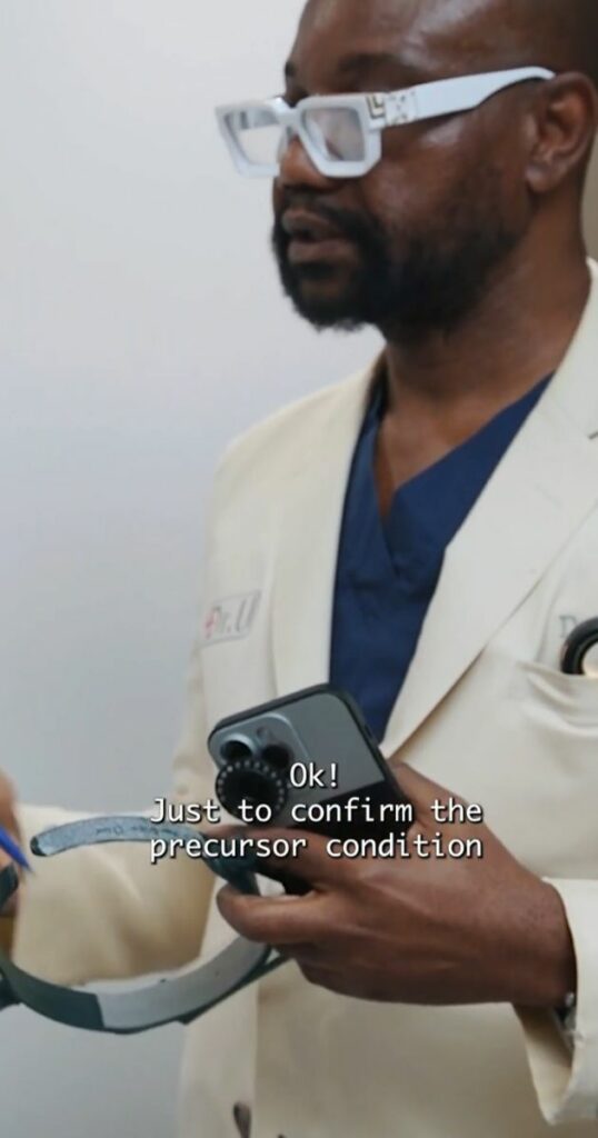 Dr. Sanusi Umar has decided to sample two areas for a biopsy. The goal of the biopsy is to confirm that in addition to folliculitis decalvans, the precursor condition, acne keloidalis nuchae, is also present. 