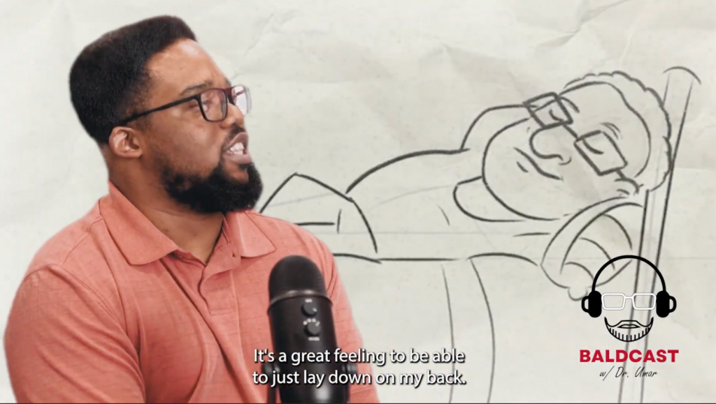 Adrian shares how being able to lie comfortably on his back has completely changed his lifestyle. He is now well-rested and ready to face the day. 
