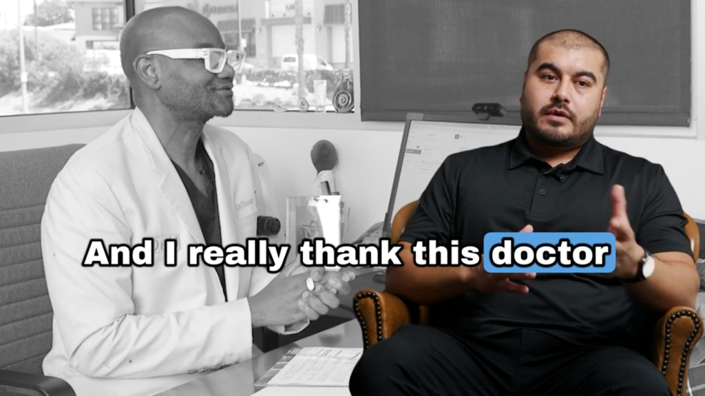 Michael expresses his gratitude and appreciation to the Bumpinator, Dr. Umar, in helping his cousin regain back the spark that was lost a long time ago due to his chronic scalp condition.

