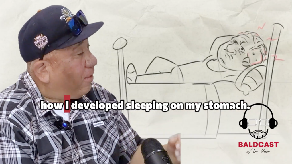 Robert reflects on years of adapting his sleep and travel routines because of severe AKN.